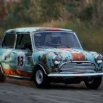 Mini Cooper Rusty Gulf Racing livery