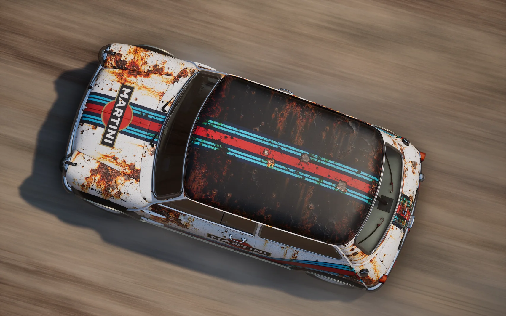 Mini Cooper Rusty Martini Racing livery3