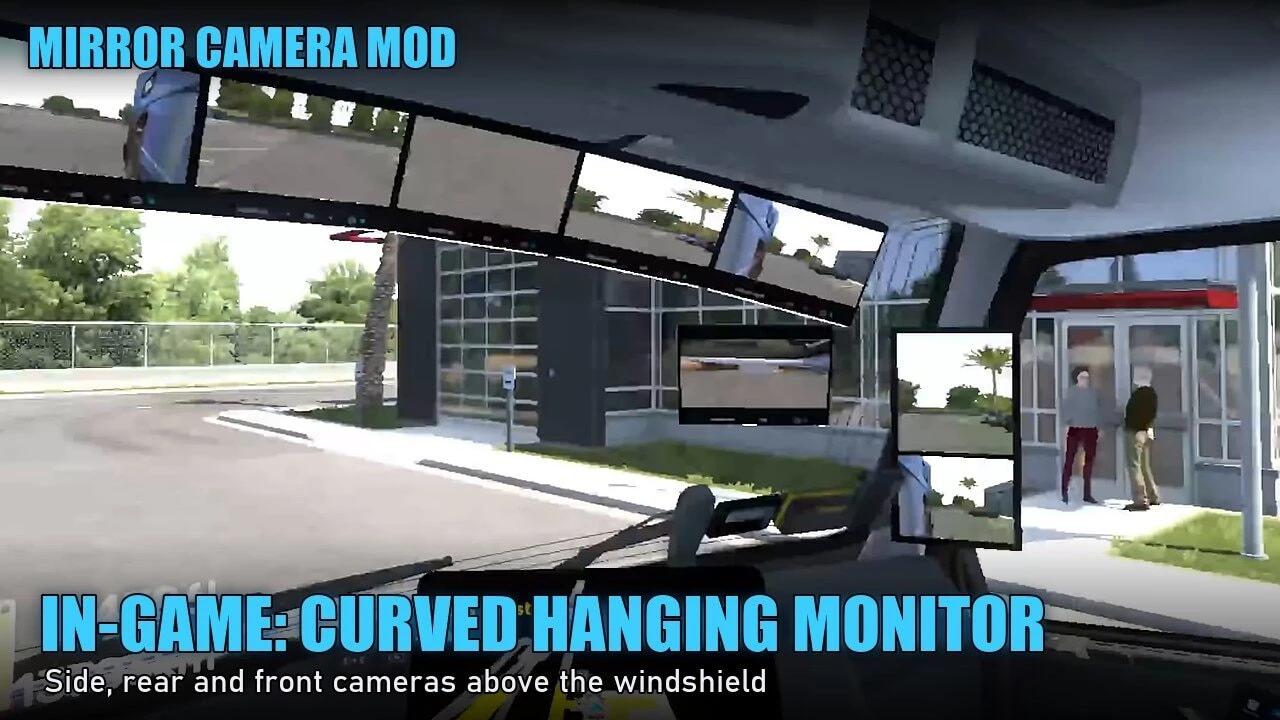Mirror Camera Mod – All Trucks (MirrorCam, Rear & Front Cams) v1.0