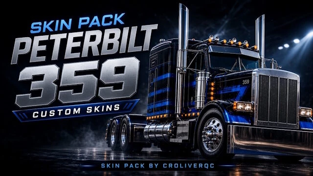 Peterbilt 359 Skin Pack v1.0