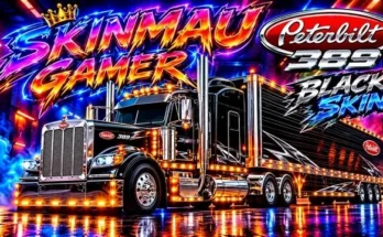 Peterbilt 389 Black Skin v1.0