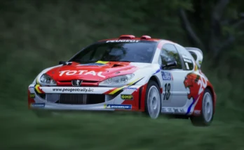 Peugeot 206 WRC adaptation livery 207 Super 2000 Freddy Loix 2008