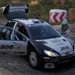 Peugeot 206 wrc - Skin Black