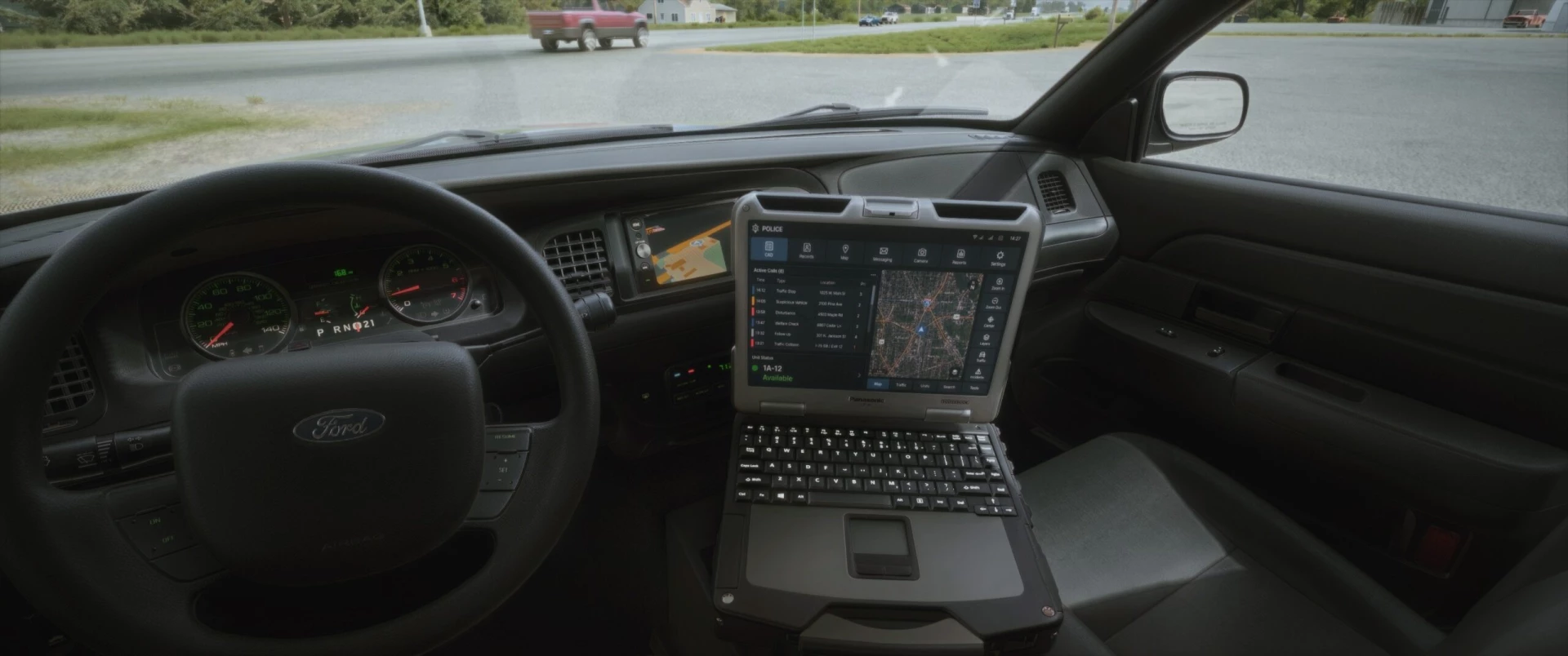 Police Crown Victoria Interior v1.0