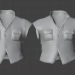 RDR1 inspired cowboy vest4