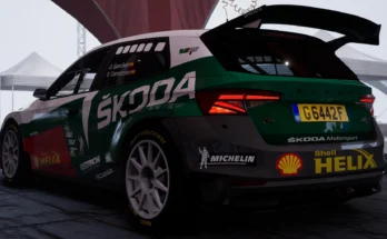 Skoda Fabia Rs Tribute Colin Mcrae WRC2