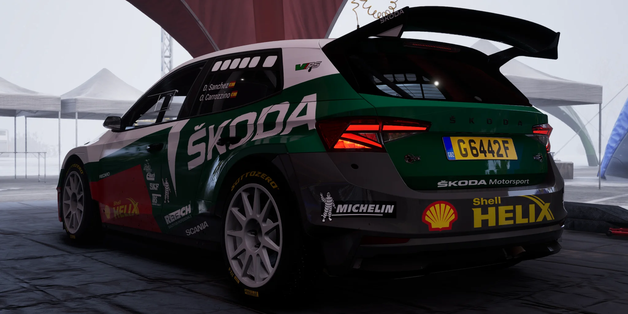 Skoda Fabia Rs Tribute Colin Mcrae WRC2