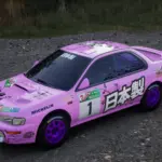 Subaru Impreza Pink Power1