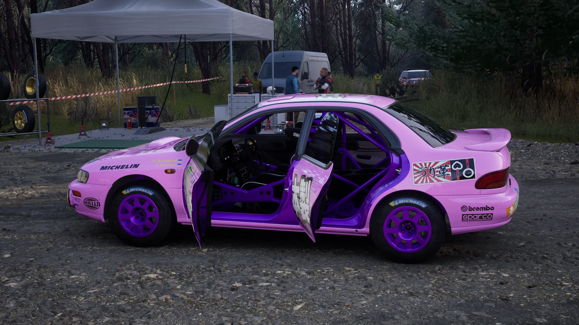 Subaru Impreza Pink Power2