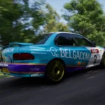Subaru Impreza adaptation Livery Belgacom Gregoire De Mevius1