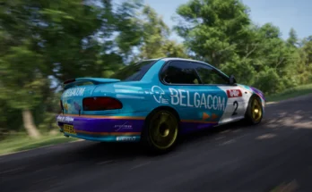 Subaru Impreza adaptation Livery Belgacom Gregoire De Mevius1