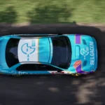 Subaru Impreza adaptation Livery Belgacom Gregoire De Mevius2