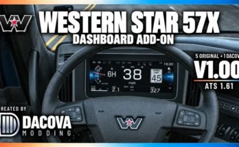 Western Star 57X Dashboard Addon v1.0