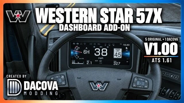 Western Star 57X Dashboard Addon v1.0
